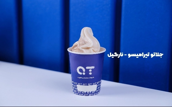 بستنی تیرامیسو و پرونارگیل (لیوانی متوسط)
