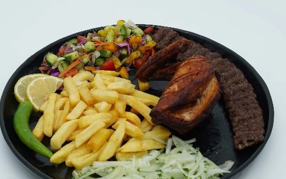 میکس گریل مخصوص& سیب زمینی