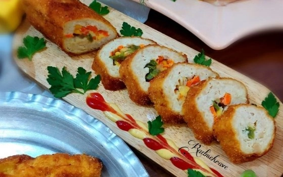 رول مرغ سوخاری