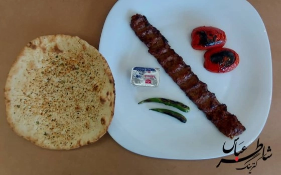 خوراک کوبیده گوسفندی ( تک سیخ )