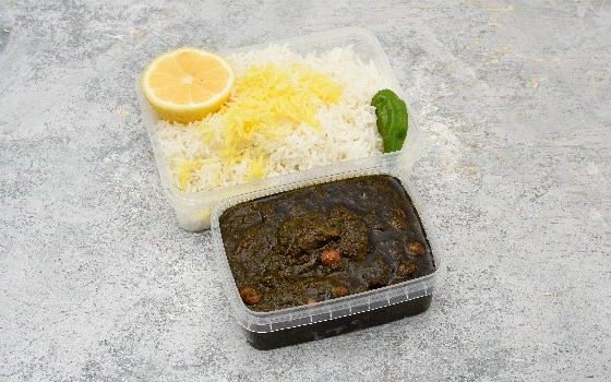 چلوقرمه سبزی/ایرانی