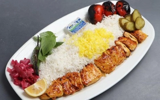 چلو جوجه کباب سینه مخصوص