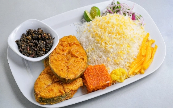 چلو ماهی شیر