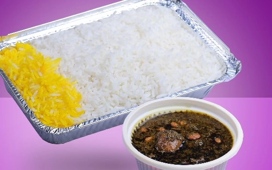 چلوخورشت قورمه سبزی