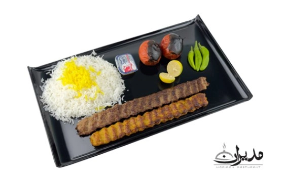 چلو کباب میکس کوبیده