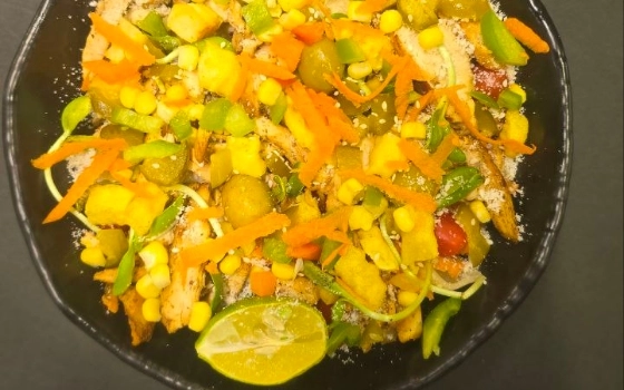 سالاد چیکن پاستا