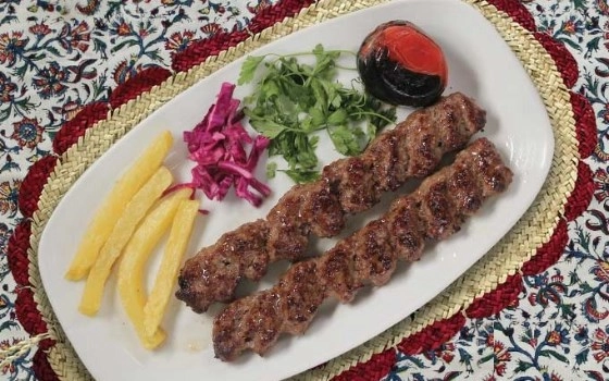 چلوکباب کوبیده
