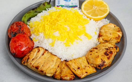 چلو جوجه کباب سینه مخصوص