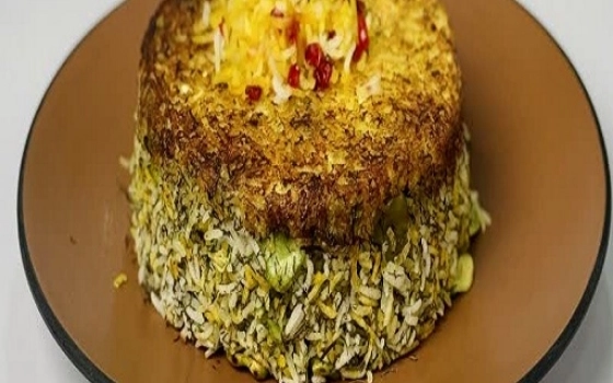 باقالی پلو نیم پرسی