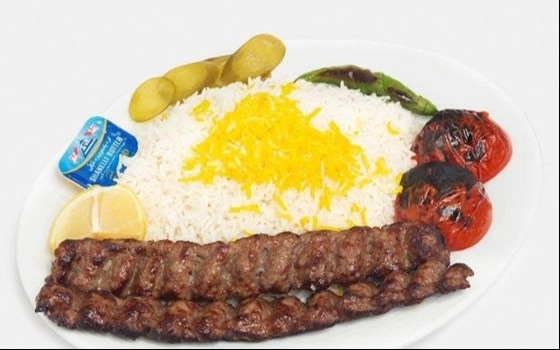 چلوکوبیده 2سیخ