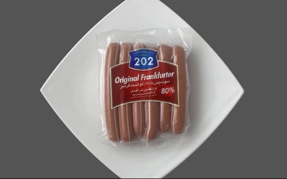 سوسیس وکیوم فرانکفورتر 80% 202 بسته 300گرم