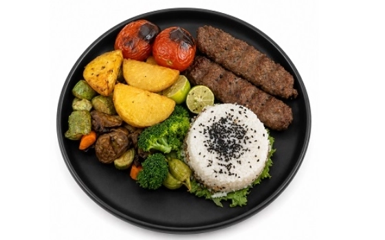 چلو کوبیده رژیمی