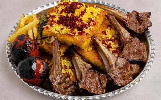 ته چین با شیشلیک
