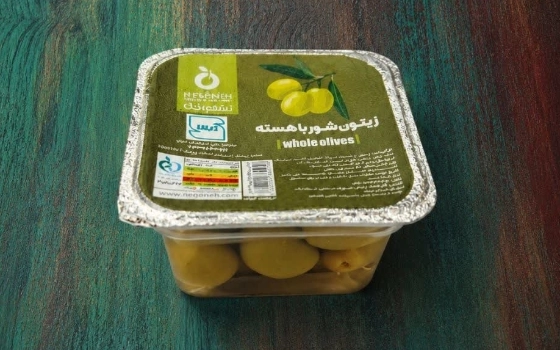 زیتون شور با هسته