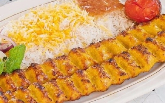 چلو کوبیده مرغ