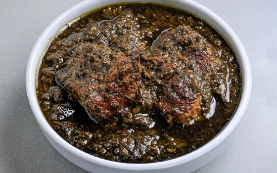 خوراک قلیه ماهی