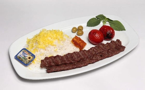 چلو کباب کوبیده