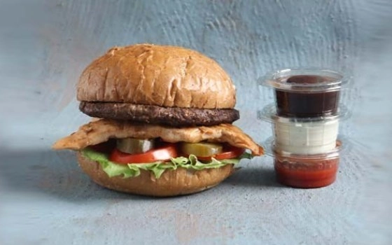 همبرگر دست پیچ گوشت ویژه رژیمی