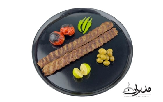 خوراک کوبیده گوسفندی دو سیخ