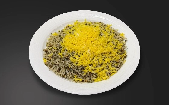 لوبیا پلو ساده