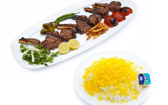 چلوکباب شیشلیک شاندیز