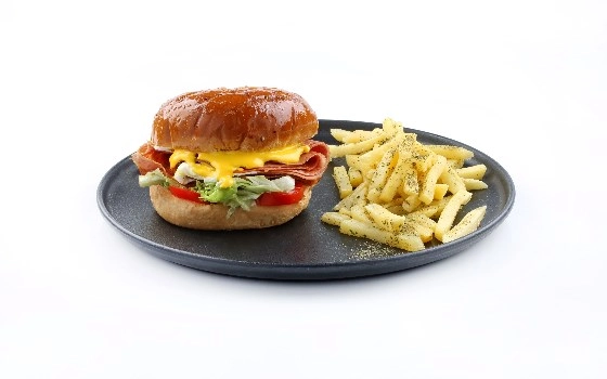 ساندویچ گریل چیز(ژامبون مرغ)
