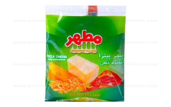پنیر پیتزا مطهر دو رنگ 180 گرم