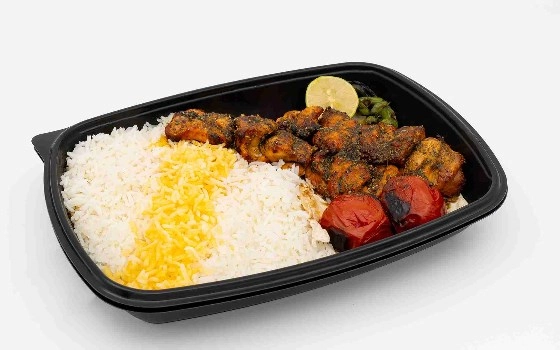 چلو جوجه کباب ران(سبزیجات)
