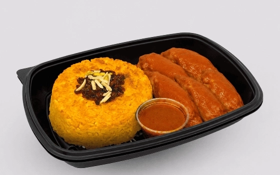 ته چین با فیله مرغ