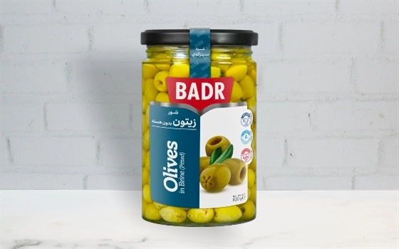 زیتون شور بدون هسته 630 گرم بدر