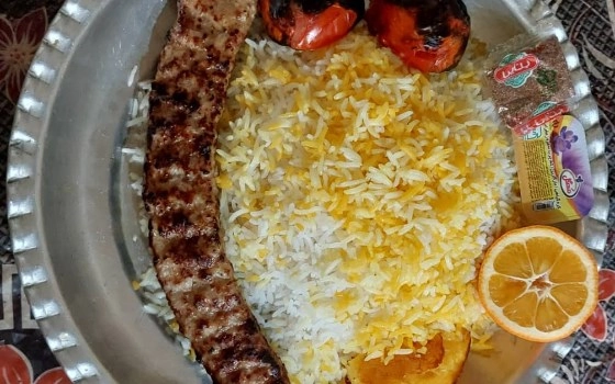 چلو کباب کوبیده