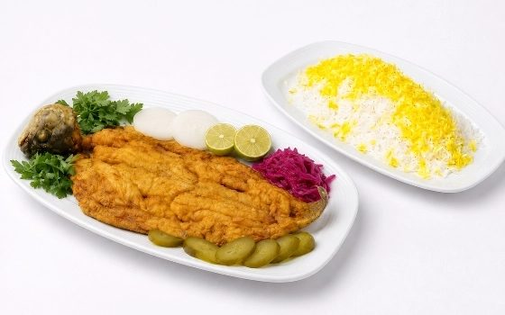 چلو ماهی قزل آلا