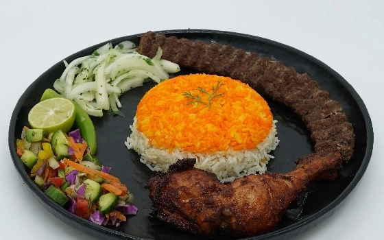 میکس گریل مخصوص& برنج سفید
