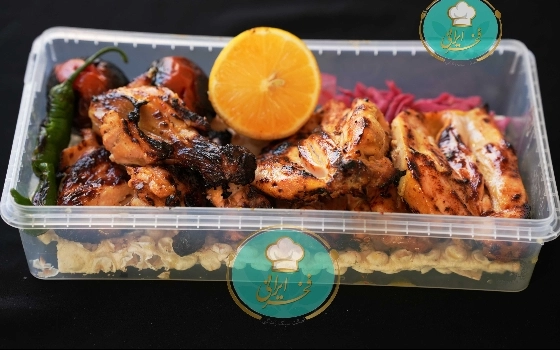 چلوجوجه با استخوان کامل