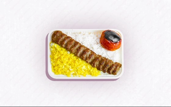 چلو کباب کوبیده اکونومی