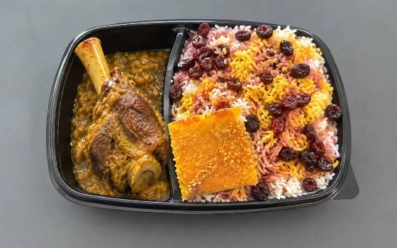 آلبالو پلو با ماهیچه مخصوص