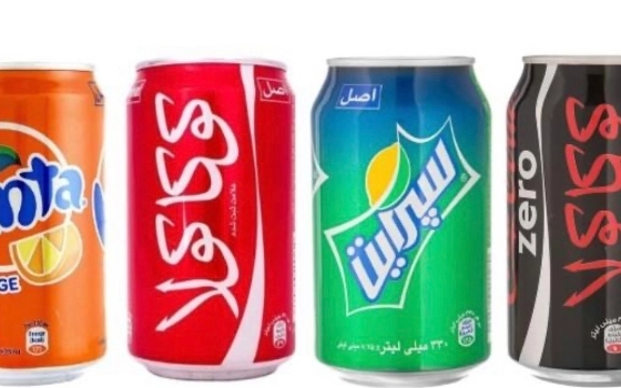 نوشابه کوکا کولا فلزی