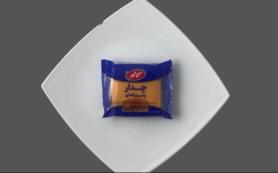 پنیر ورقه ای چدار کالین بسته 10عددی