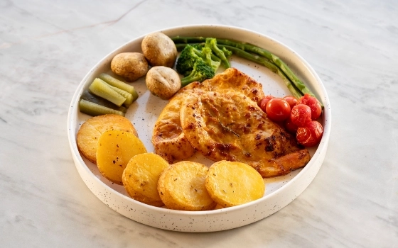 Chicken Steak with vegetable