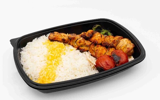 چلو جوجه کباب فیله(زعفرانی)