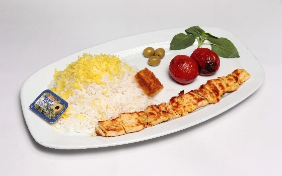چلو جوجه زعفرانی