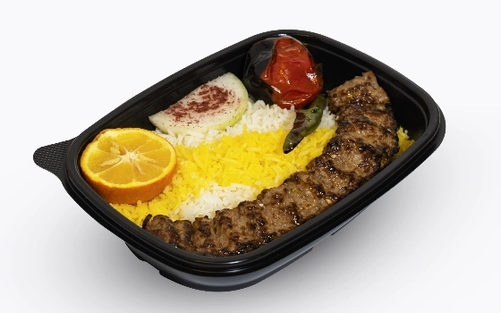 چلو کباب کوبیده اکونومی