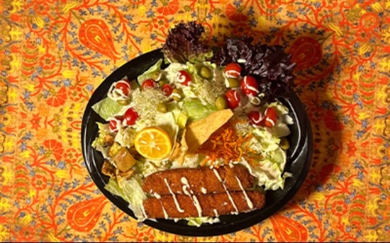 سالاد سزار رول سوخاری نرمال