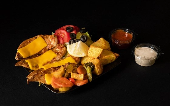 استیک مرغ پرسی