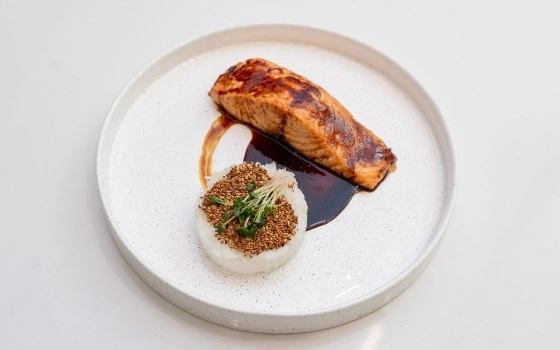 Salmon steak