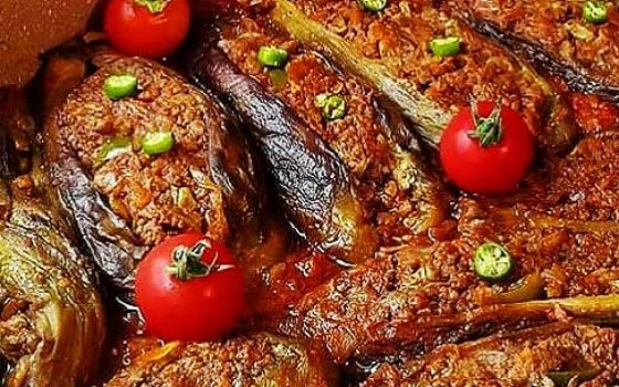 بادمجان شکم پر کیلویی