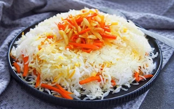 پلو ساده با زرشک