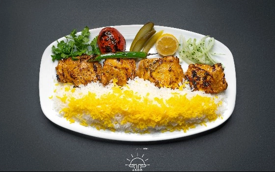 چلو جوجه با استخوان
