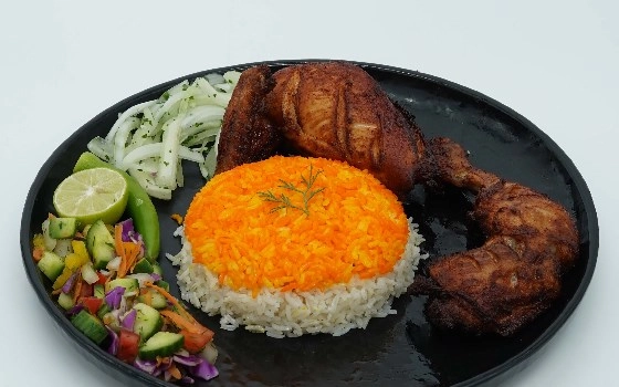 دینر چیکن &برنج سفید