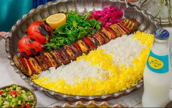 چلو کباب نگینی مجلسی
